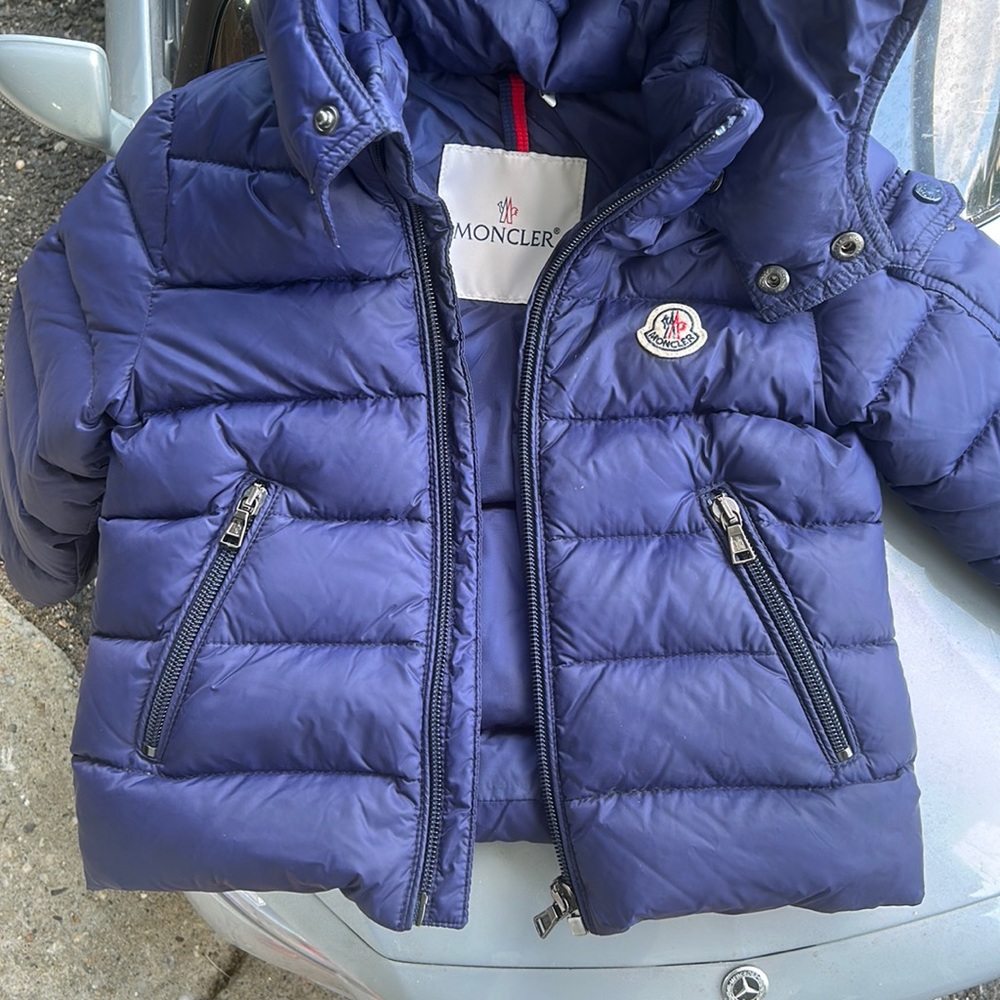 Moncler blue boys jacket